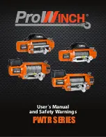 Prowinch PWTR Series User'S Manual And Safety Warnings preview