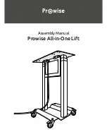 Preview for 1 page of Prowise All-in-One Lift Assembly Manual