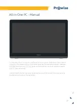 Предварительный просмотр 1 страницы Prowise All-in-One PC Manual