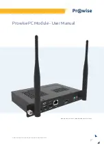 Preview for 1 page of Prowise OPS G2 User Manual