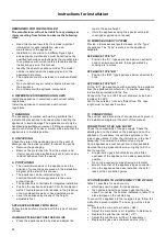 Preview for 24 page of Proxe70 712GCTT Instructions For Installation, Operation And Maintenance