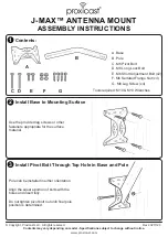 Предварительный просмотр 1 страницы Proxicast J-MAX Assembly Instructions