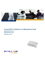 Предварительный просмотр 1 страницы Proxim 5012-SUI Installation And Management Manual