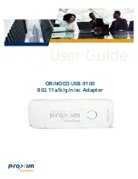 Предварительный просмотр 1 страницы Proxim ORiNOCO USB-9100 User Manual