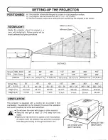 Preview for 8 page of Proxima 5900 User Manual