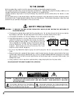 Preview for 2 page of Proxima 9270 User Manual