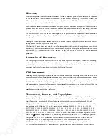 Preview for 3 page of Proxima DESKTOP PROJECTOR 4100 User Manual