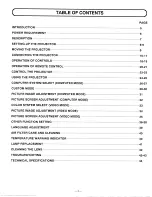 Preview for 4 page of Proxima Desktop Projector 5610 User Manual