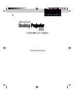 Proxima Desktop Projector 9100 User Manual preview