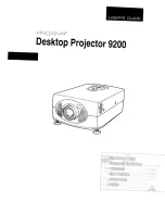 Proxima Desktop Projector 9200 User Manual preview