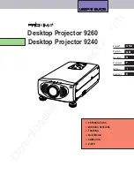 Preview for 2 page of Proxima Desktop Projector 9240 User Manual