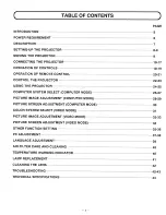 Preview for 4 page of Proxima DP5600 User Manual