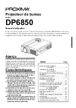 Preview for 73 page of Proxima DP6850 User Manual