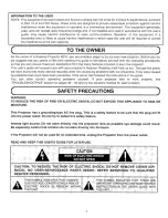 Предварительный просмотр 2 страницы Proxima DP9210 User Manual