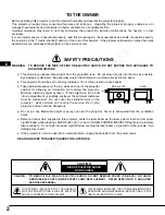 Предварительный просмотр 3 страницы Proxima DP9295 User Manual