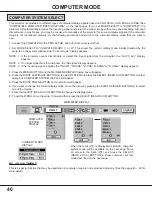 Preview for 41 page of Proxima Pro AV 9400 User Manual