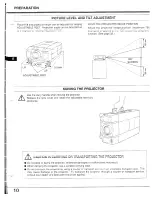 Preview for 10 page of Proxima Pro AV 9410L User Manual