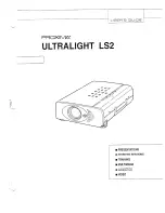 Preview for 1 page of Proxima Ultralight LS2 User Manual