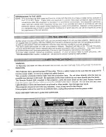 Preview for 2 page of Proxima Ultralight LS2 User Manual