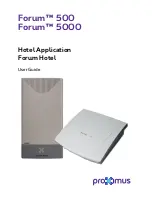 Proximus Forum 5004 User Manual предпросмотр