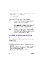 Preview for 66 page of Proximus forum 523 Mounting And Commissioning Manual