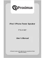 Preview for 1 page of Proximus P16-41487 User Manual