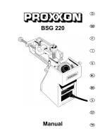 Proxxon BSG 220 Operating Instructions Manual preview