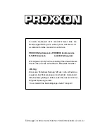 Предварительный просмотр 58 страницы Proxxon BSG 220 Operating Instructions Manual