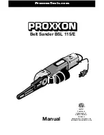 Proxxon BSL 115 Manual preview