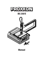 Preview for 1 page of Proxxon DS 230E Manual