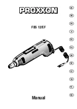 Proxxon FBS 12/EF Manual preview