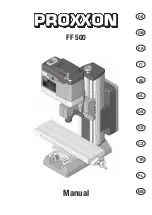 Preview for 1 page of Proxxon FF 500 Manual