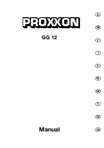 Proxxon GG 12 Operating Manual preview