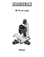 Proxxon KT 70 CNC-ready Manual предпросмотр