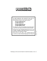 Предварительный просмотр 80 страницы Proxxon MBS 240 / E User Manual