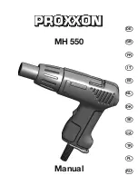 Preview for 1 page of Proxxon MH 550 Manual