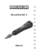 Preview for 2 page of Proxxon MicroClick MC 5 Manual