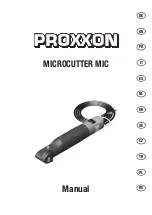 Proxxon Microcutter MIC Manual preview