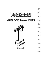 Proxxon MICROFLAME MFB/E User Instructions preview