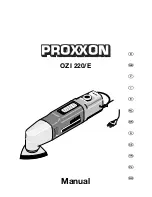 Proxxon OZI 220/E Manual preview