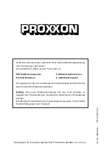 Предварительный просмотр 38 страницы Proxxon SS 230 Manual