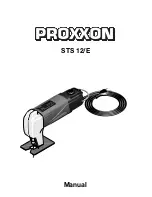 Proxxon STS 12E Manual preview