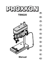 Proxxon TBM 220 Manual preview