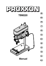 Preview for 1 page of Proxxon TBM 220 Manual