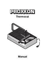 Proxxon Thermocut Manual preview