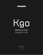 PROZIS Kgo User Manual preview