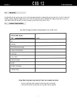 Предварительный просмотр 5 страницы Prozone CSS 12 Manual