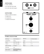 Preview for 6 page of Prs MARY CRIES Instruction Manual