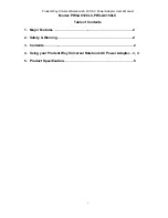 Preview for 2 page of Prudent Way PWI-AC120LC User Manual