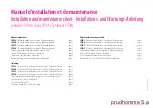 prudhomme SPX4 Series Installation And Maintenance Sheet preview
